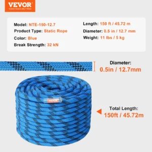 VEVOR Static Climbing Rope