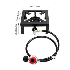 Portable Double Burner Outdoor Gas Stove