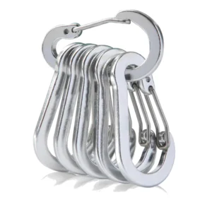 6/12Pcs Aluminum Alloy Carabiner
